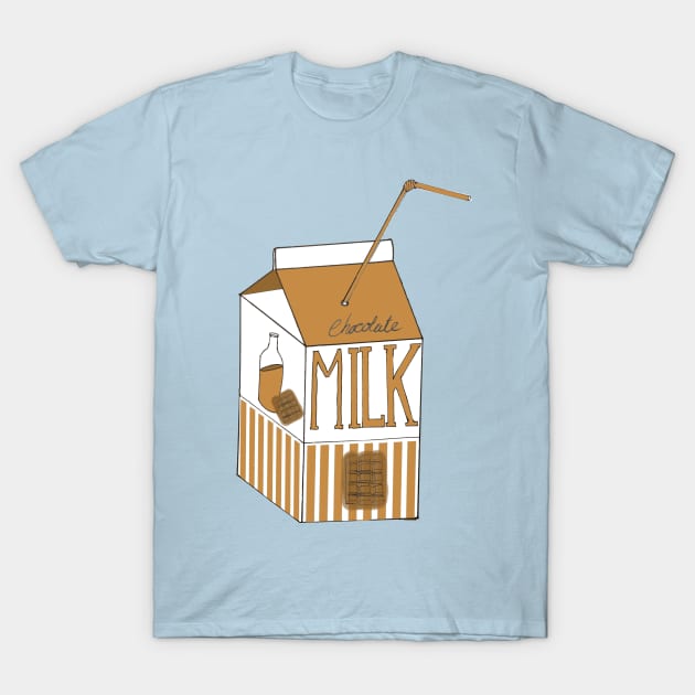 Chocolate Milk T-Shirt by Kcael